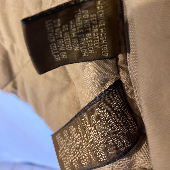 Men’s jacket khaki and leather - Picture 5 of 9